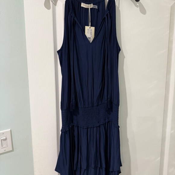 NWT Ramy Brook Rubie Dress, Navy Sz M - Picture 2 of 4
